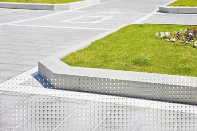 Cement Edging Installation