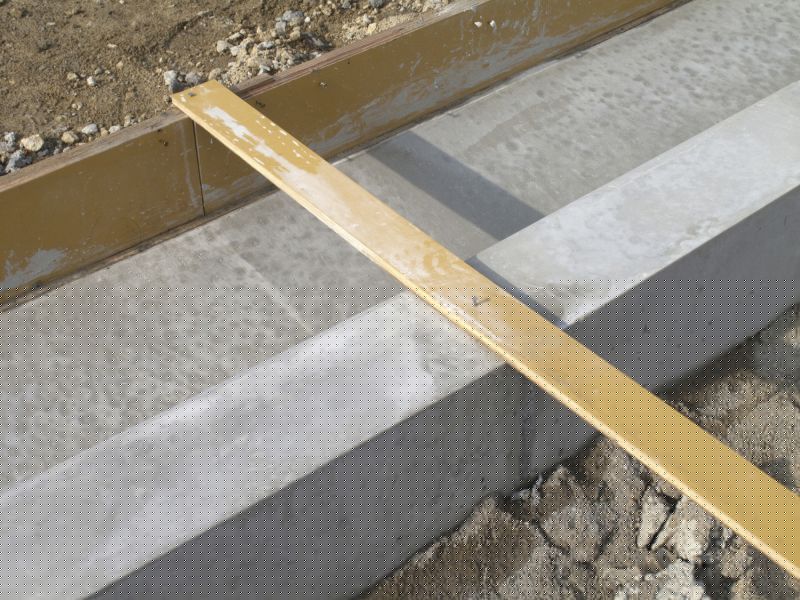Concrete Footing Pouring