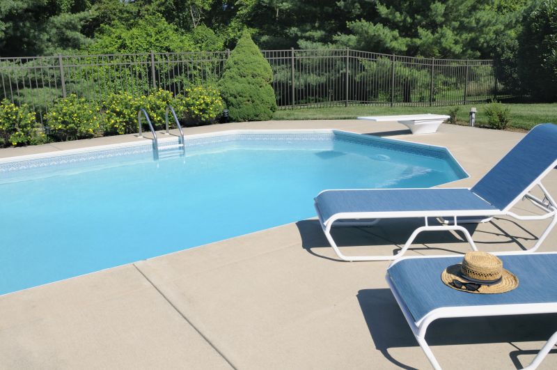 Modern Concrete Pool Deck