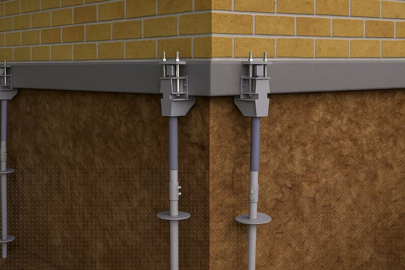 Foundation Piers Installation