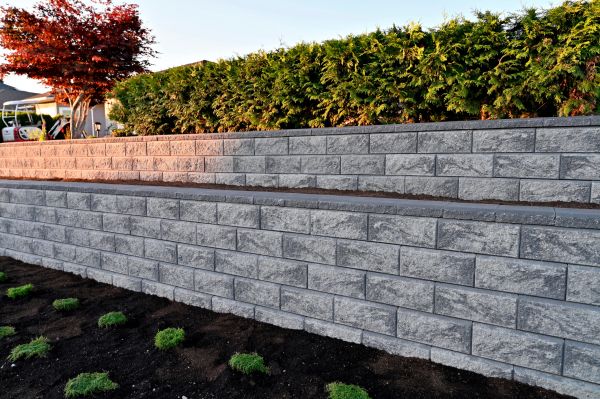 Concrete Retaining Wall Installation in Frisco