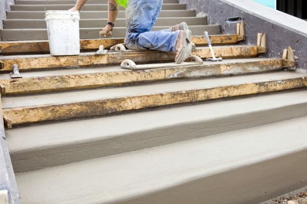 Concrete Steps Pouring in Frisco
