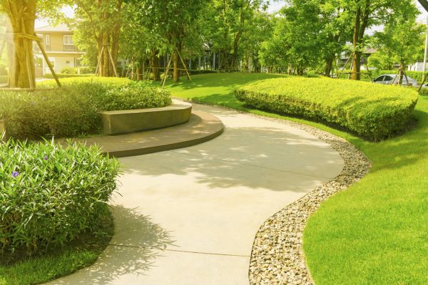 Cement Walkway Installation in Frisco