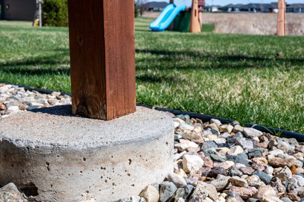 Deck Footing Installation in Frisco
