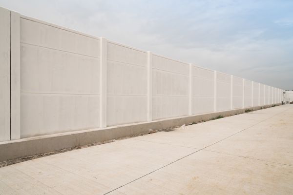 Concrete Fence Construction in Frisco