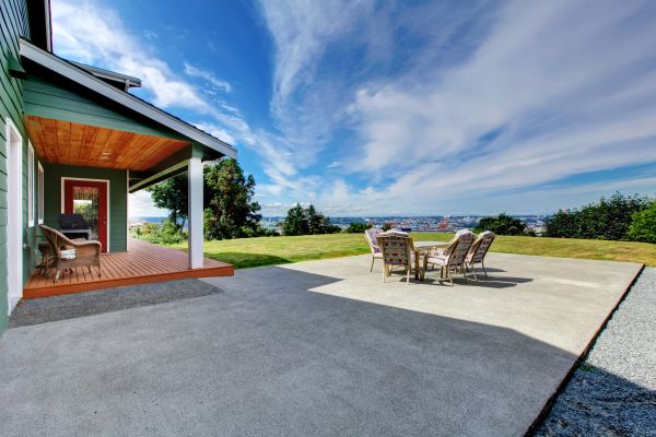 Backyard Concrete Paving in Frisco