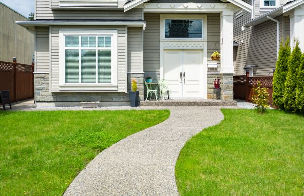 Concrete Path Construction in Frisco