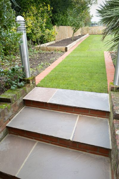 Backyard Steps Installation in Frisco