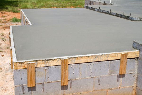 Concrete Slab Installation in Frisco