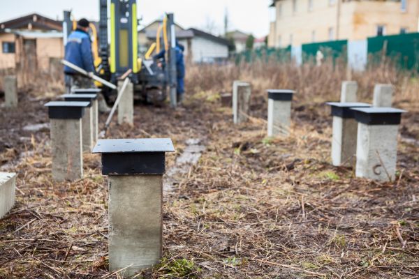 Concrete Piling Installation in Frisco