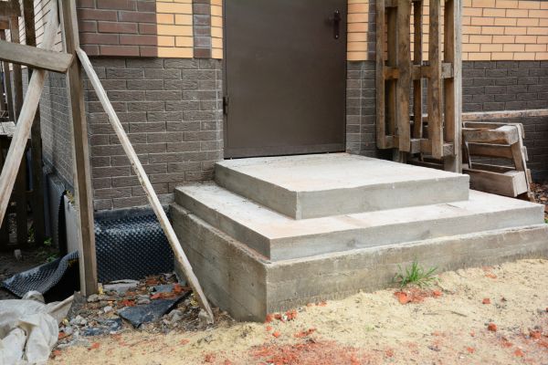 Cement Steps Construction in Frisco