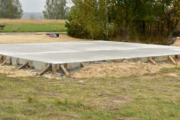 Garage Foundation Building in Frisco