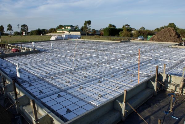 Barn Pad Construction in Frisco