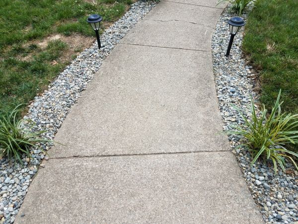 Cement Path Construction in Frisco